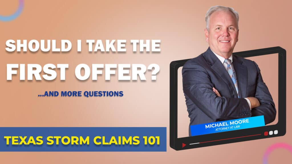 should i take the insurance companys first offer texas storm claims 101