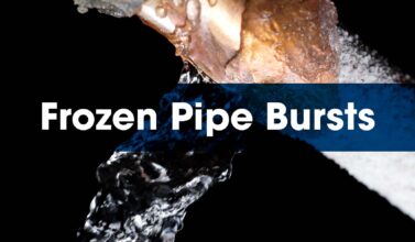 frozen pipe burst texas lawyer insurance claim water pipe damage