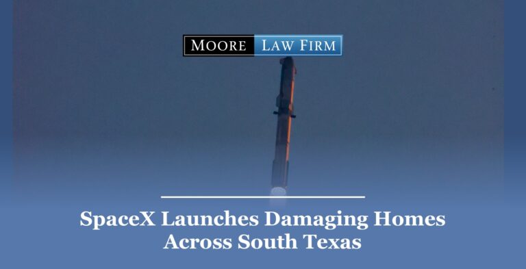 SpaceX Starship rocket launch with property damage headline