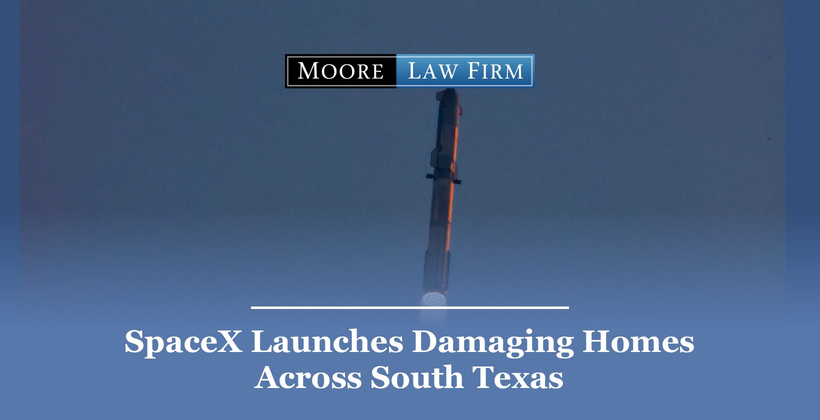SpaceX Starship rocket launch with property damage headline